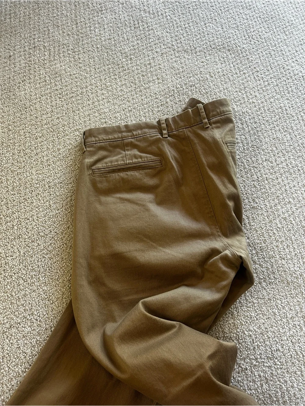 J. Crew Men's Olive-Brown Chino Pants